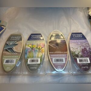 Yankee Candle Fragrance wax melts - New! 4 different scents